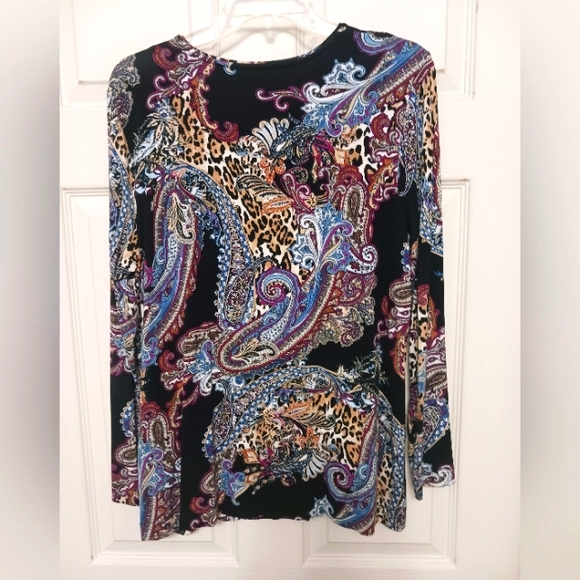 Chico's Blouse Size 2 Multi-Colored - Picture 2 of 4